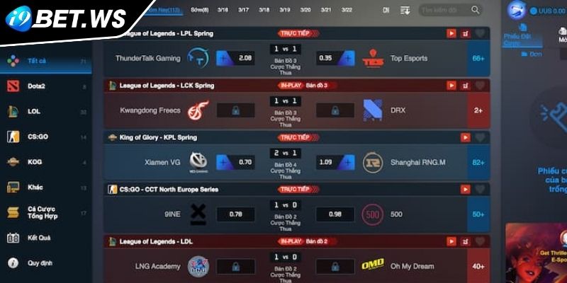 Thể thao IM I9BET Esports